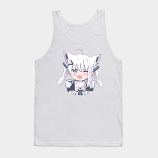 Shirakami Fubuki Chibi Tank Top